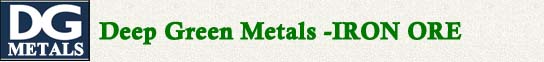 Deep Green Metals - Iorn Ore 
